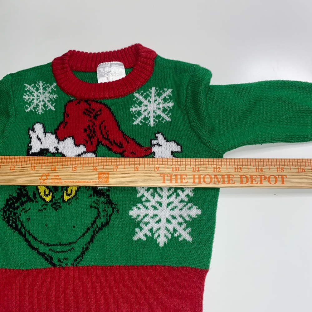The Grinch Kids Christmas Sweater - Picture 4 of 5